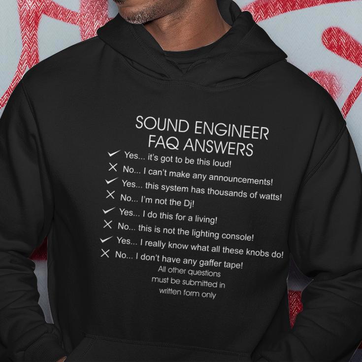 Funny Audio Engineer Definition Sound Technician Guy Gift Hoodie Unique Gifts