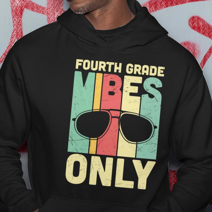Funny Back To Schol Fourth Grade Vibes Only Hoodie Unique Gifts