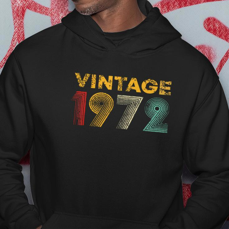 Funny Birthday Vintage 1972 50Th Birthday Gift Graphic Design Printed Casual Daily Basic Hoodie Personalized Gifts