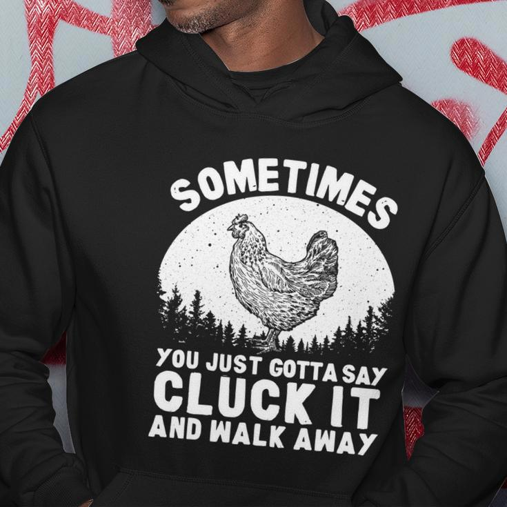 Funny Chicken Art For Chicken Lover Hen Farmer Hoodie Unique Gifts