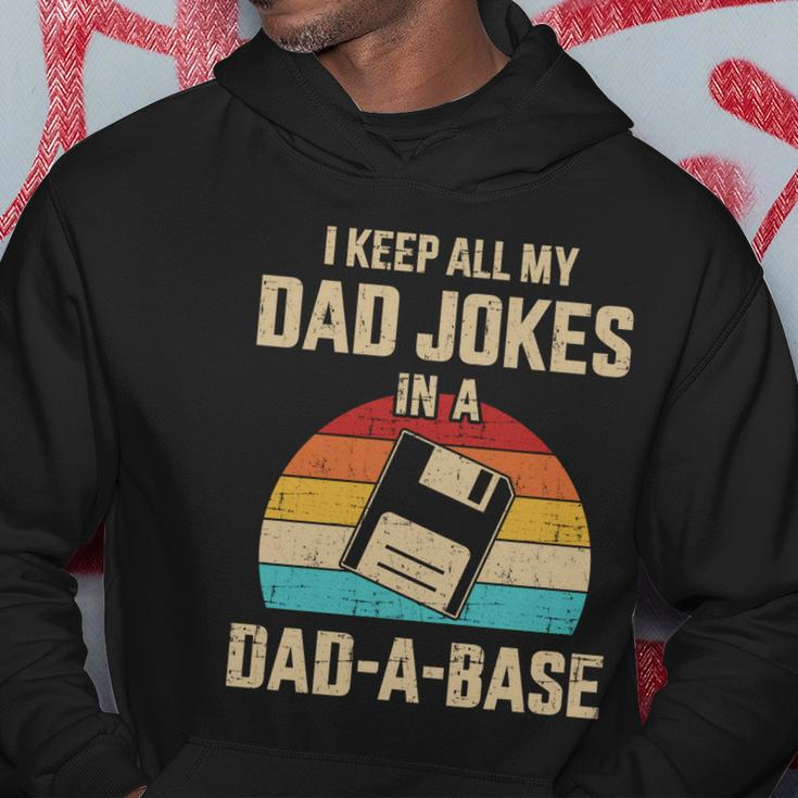 Funny Dad Jokes In Dadcute Giftacute Giftbase Vintage For Fathers Day Gift Hoodie Unique Gifts