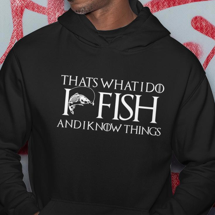Funny Fishing Dads Day I Know Fishing Things Hoodie Personalized Gifts