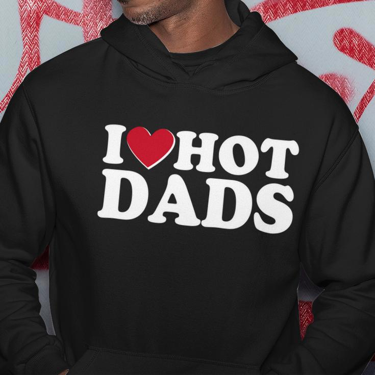 Funny I Heart Love Hot Dads Hoodie Unique Gifts