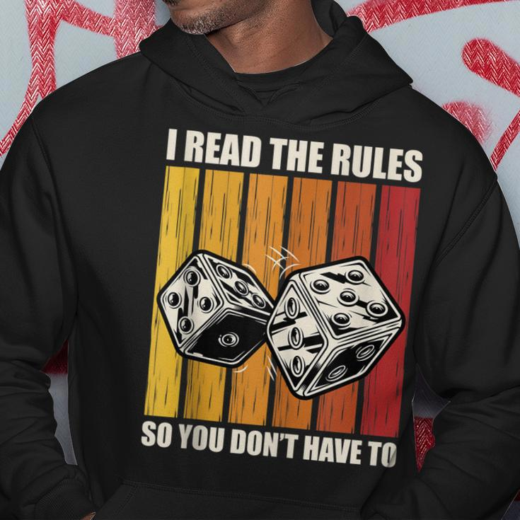 Funny I Read The Rules Board Game Night Board Game Night Hoodie Personalized Gifts