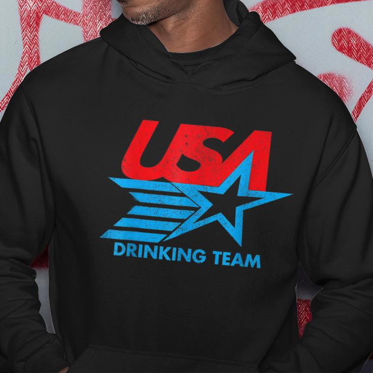 Funny Independence Day Usa Drinking Team 4Th Of July Hoodie Unique Gifts