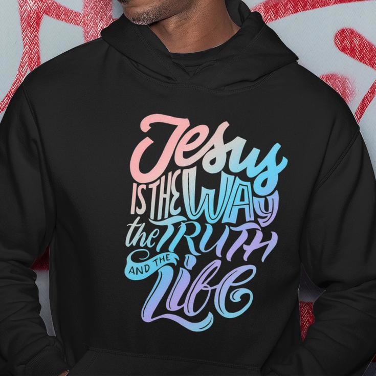 Funny Jesus Way Truth And Life Christian Bible Hoodie Unique Gifts