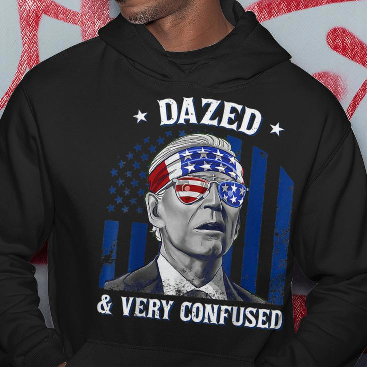 Funny Joe Biden Dazed And Very Confused 4Th Of July 2022 V3 Hoodie Funny Gifts