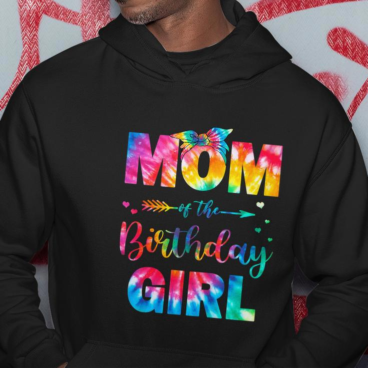 Funny Mom Of The Birthday Girl Mama Tie Dye Hoodie Unique Gifts