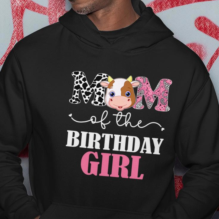 Funny Mom Of The Birthday Girl Tee Farm Cow Hoodie Unique Gifts