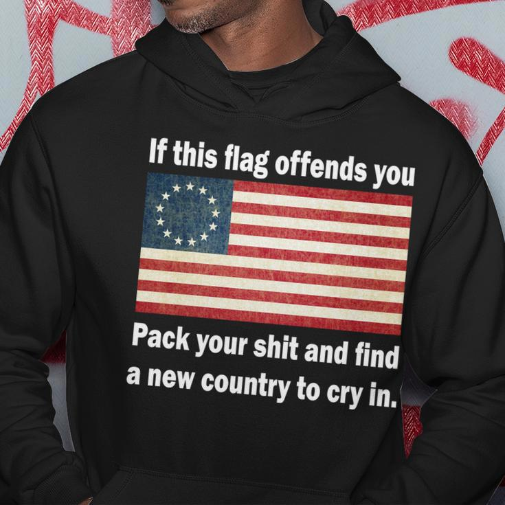 Funny Offensive Betsy Ross Flag Hoodie Unique Gifts