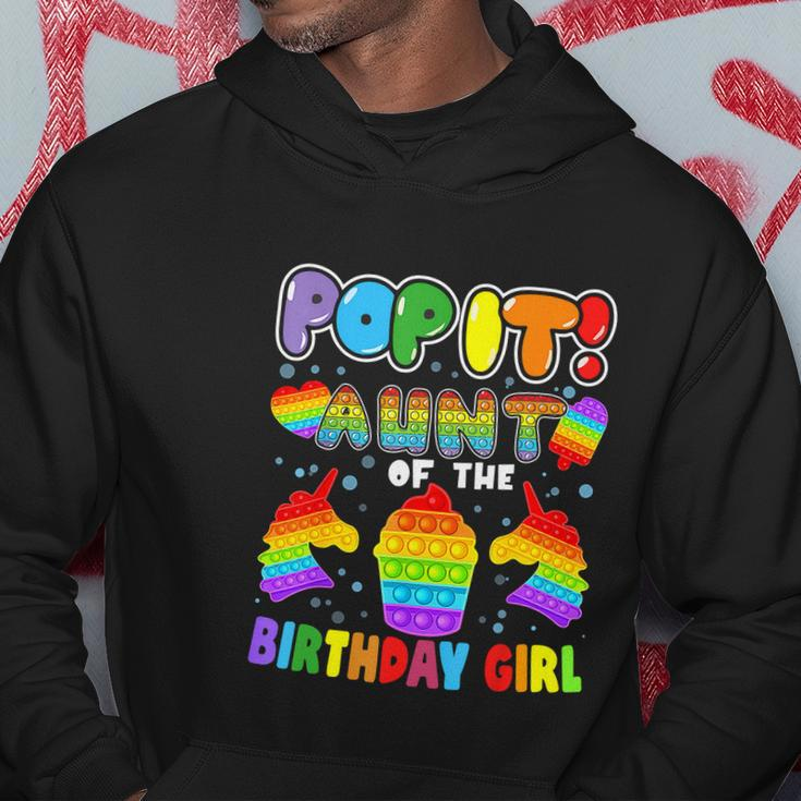 Funny Pop It Aunt Of The Birthday Girl Hoodie Unique Gifts