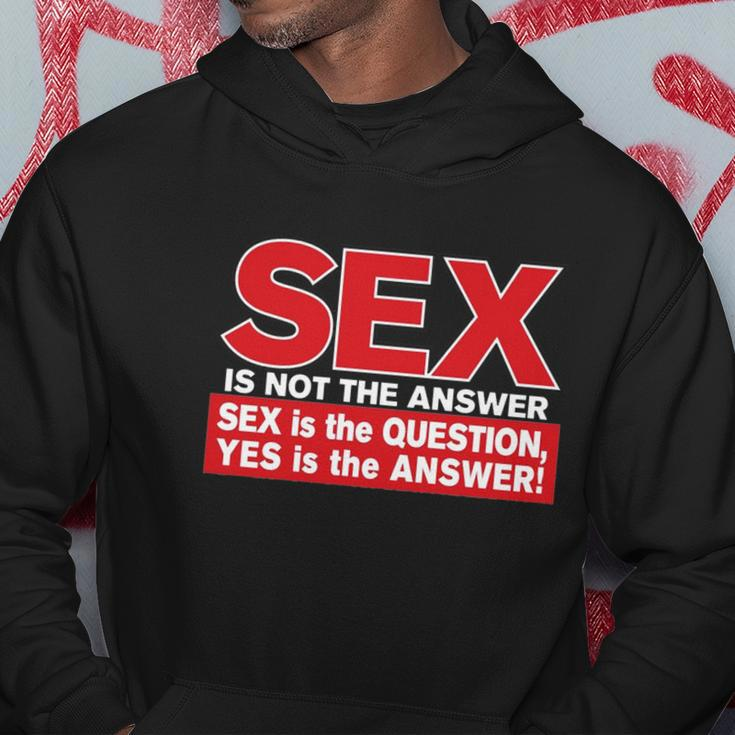 Funny Rude Sex Is Not The Answer Hoodie Unique Gifts