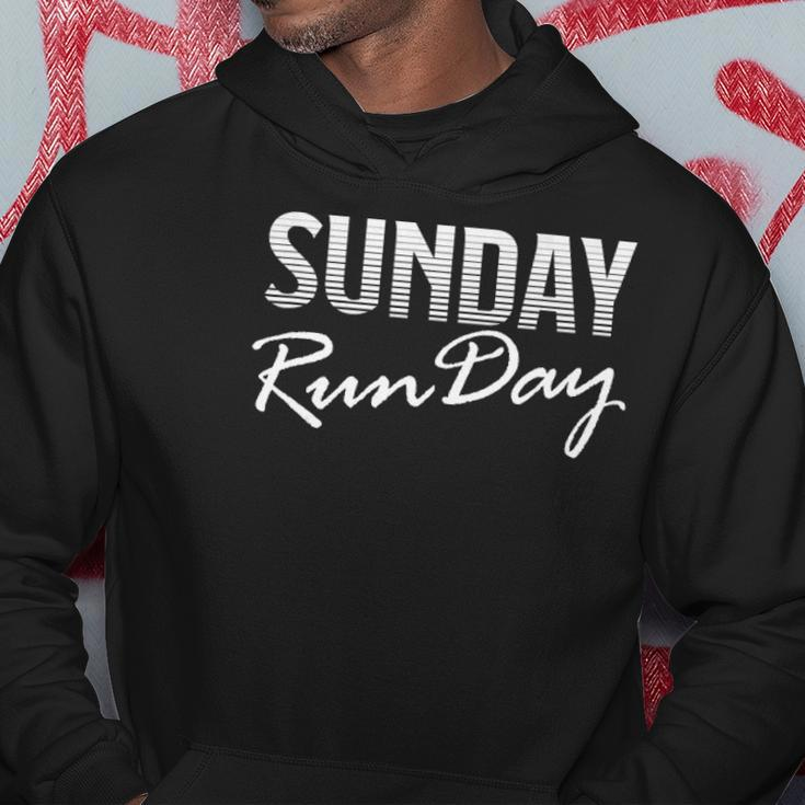 Funny Running With Saying Sunday Runday Hoodie Unique Gifts
