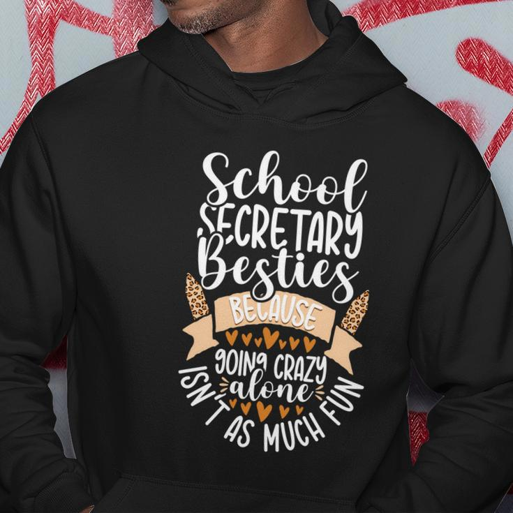 Funny School Secretary Besties Office Squad Admin Assistant Gift Hoodie Unique Gifts