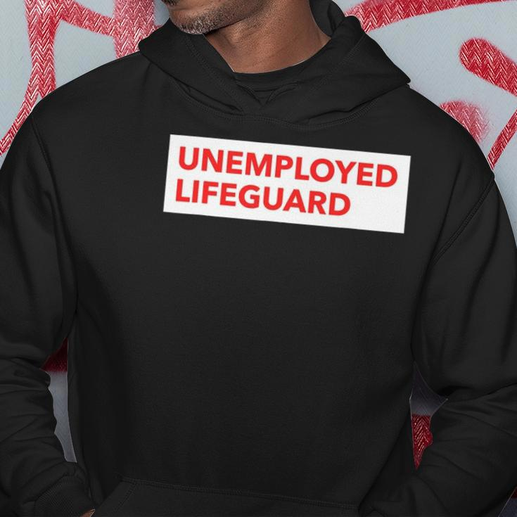 Funny Unemployed Lifeguard Life Guard Hoodie Unique Gifts