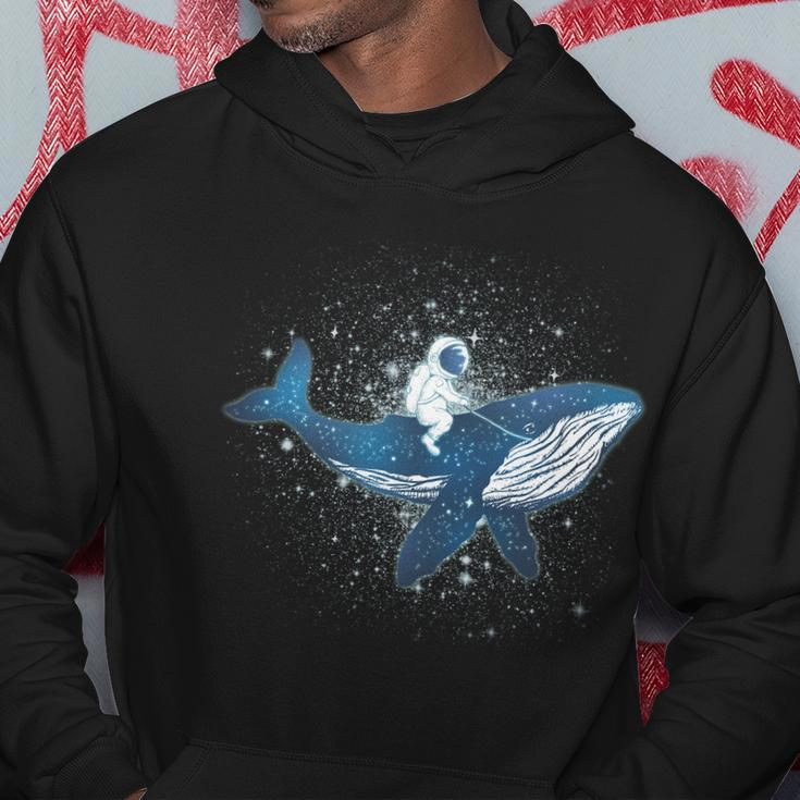 Galaxy Space Astronaut Whale Hoodie Unique Gifts