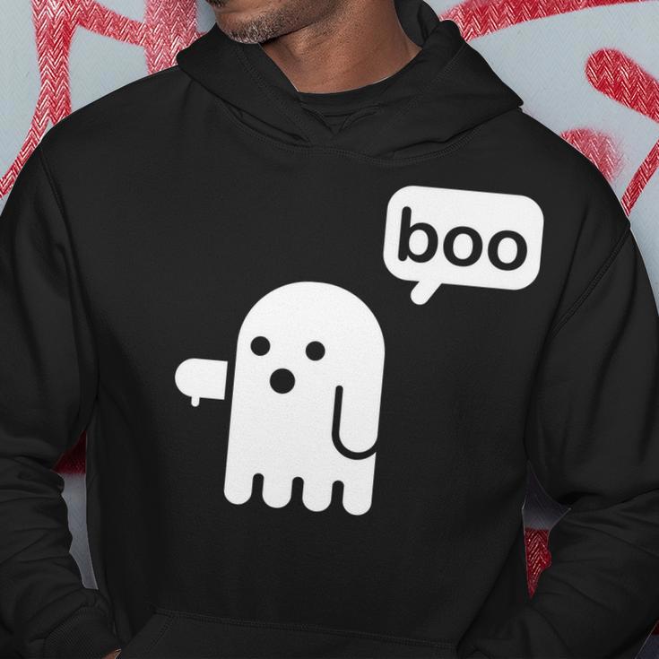 Ghost Boo Thumbs Down Hoodie Unique Gifts