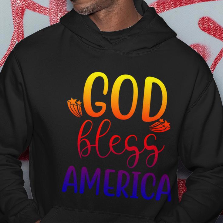 God Bless America 4Th July Patriotic Independence Day Great Gift Hoodie Unique Gifts