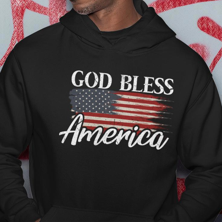 God Bless America 4Th Of July Patriotic Usa Great Gift Hoodie Unique Gifts