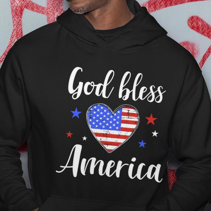God Bless America For Patriotic Independence Day 4Th Of July Gift Hoodie Unique Gifts