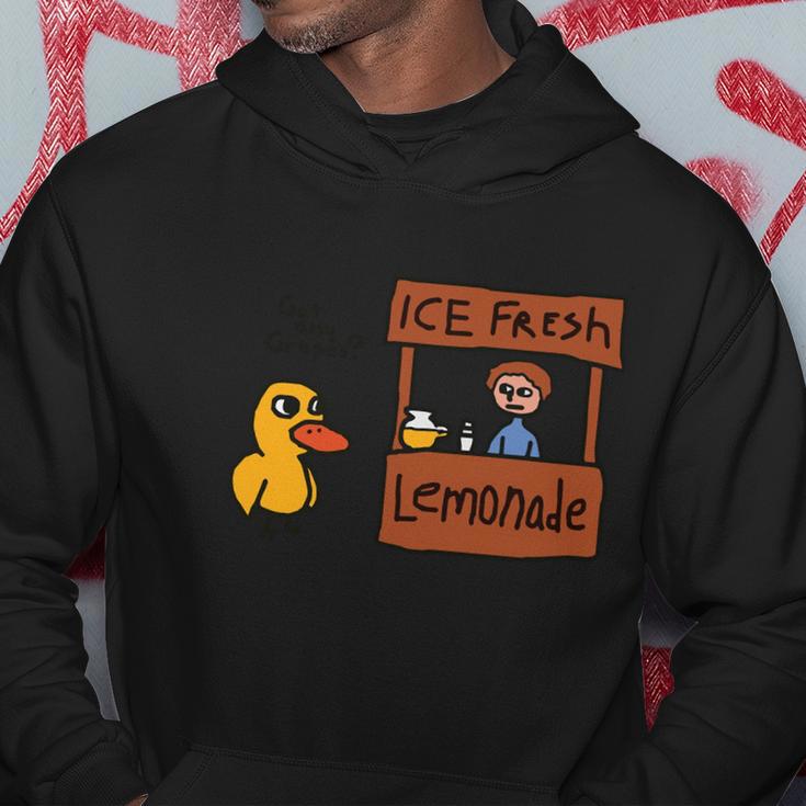 Got Any Grapes Funny Duck Ice Fresh Lemonade Hoodie Unique Gifts