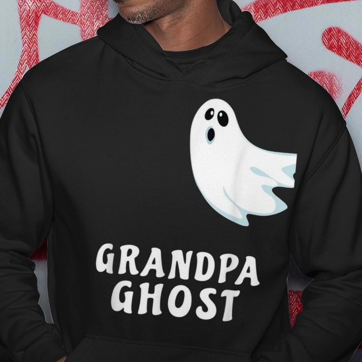 Grandpa Ghost Funny Spooky Halloween Ghost Halloween Dad Hoodie Personalized Gifts