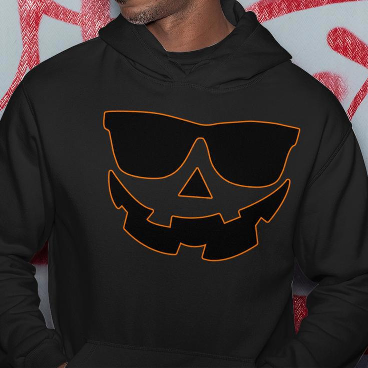 Halloween Jack-O- Lantern With Shades Hoodie Unique Gifts