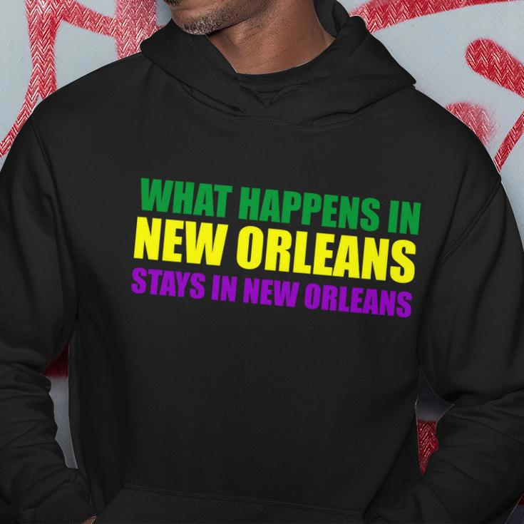 What Happens In New Orleans Stays In New Orleans Mardi Gras T-Shirt Men Hoodie Personalized Gifts