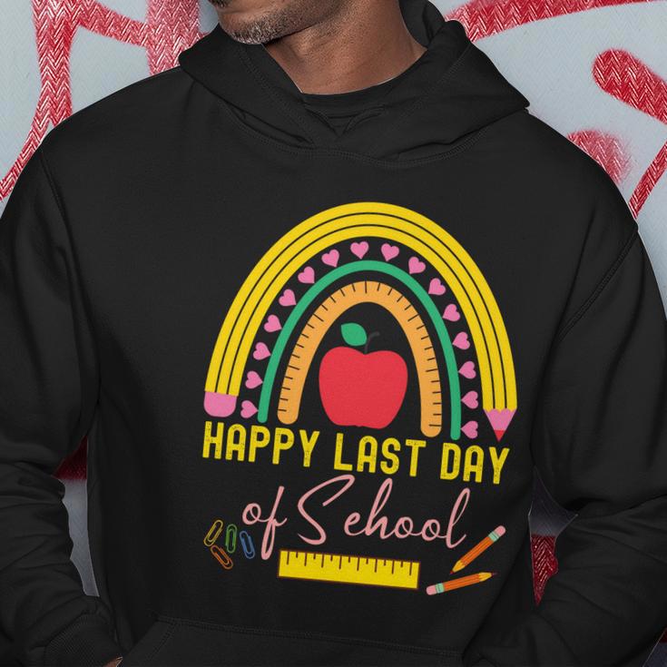 Happy Last Day Of School Teacher Student Graduation Rainbow Gift V2 Hoodie Unique Gifts