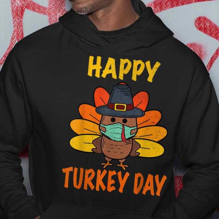Happy Turkey Day Funny Thanksgiving 2021 Autumn Fall Season V3 Hoodie Funny Gifts