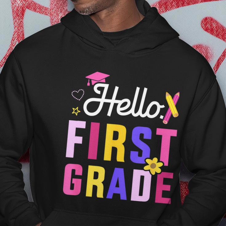 Hello 1St Grade First Back To School Student Teacher Hoodie Unique Gifts