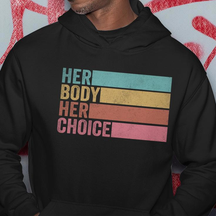 Her Body Her Choice Pro Choice Reproductive Rights Cute Gift Hoodie Unique Gifts