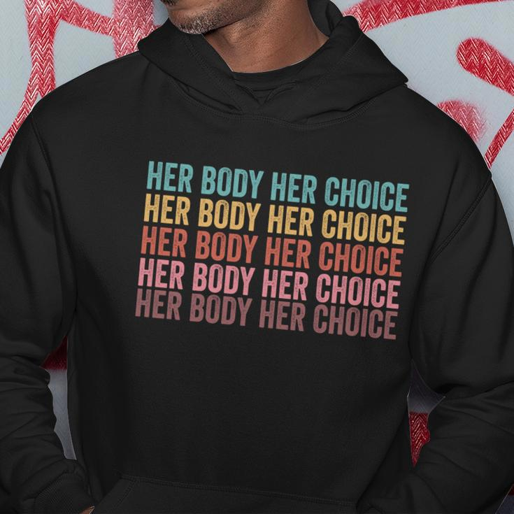 Her Body Her Choice Pro Choice Reproductive Rights Gift V2 Hoodie Unique Gifts