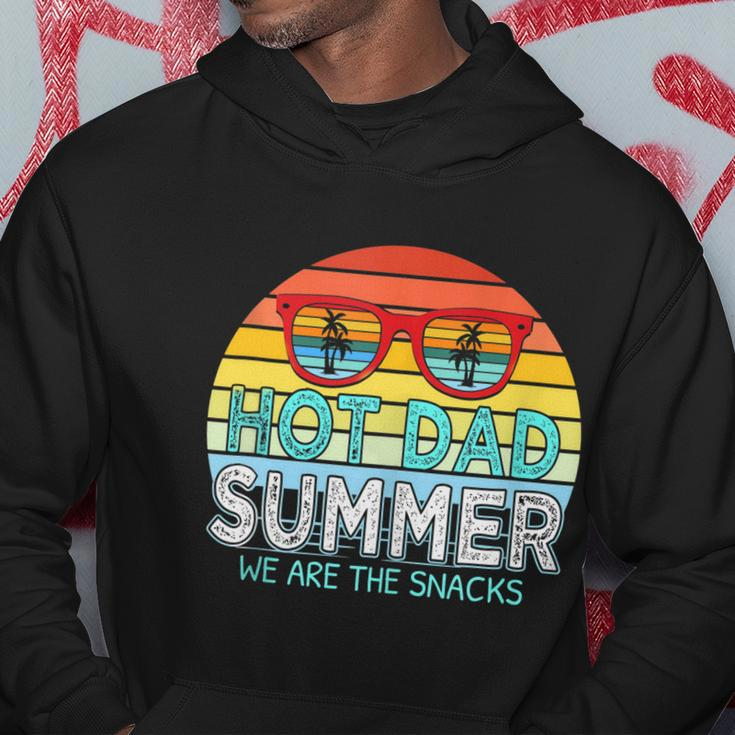 Hot Dad Summer Snacks With Chill Sunglass Vintage Apparel Hoodie Unique Gifts