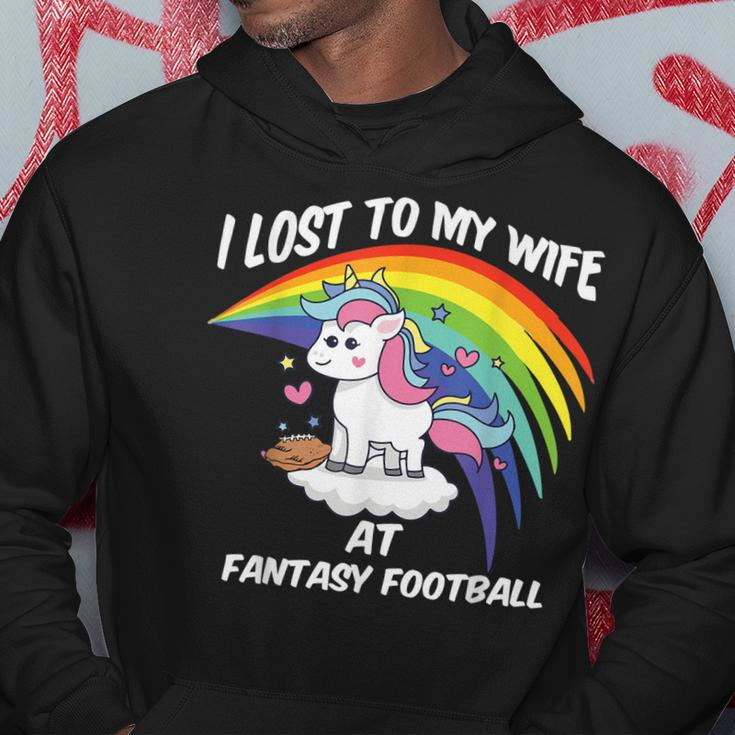 I Lost To My Wife At Fantasy Football Hoodie Funny Gifts