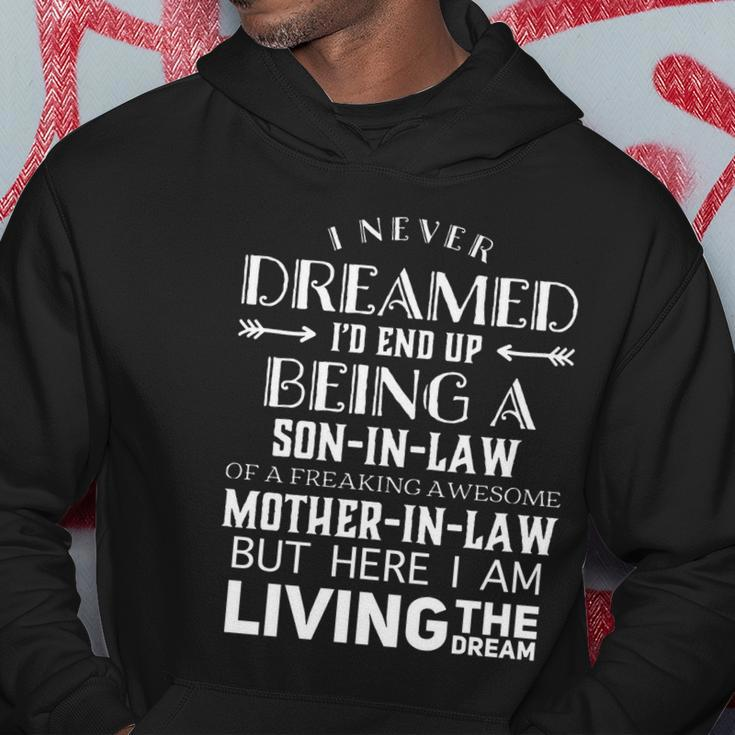 I Never Dreamed Id End Up Being A Sonmeaningful Giftinmeaningful Giftlaw Awesom Hoodie Personalized Gifts