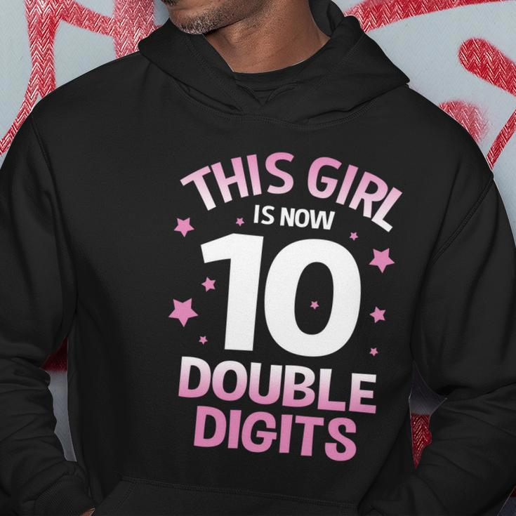 Im 10 Years Old Birthday This Girl Is Now 10 Double Digits Cute Gift Hoodie Unique Gifts