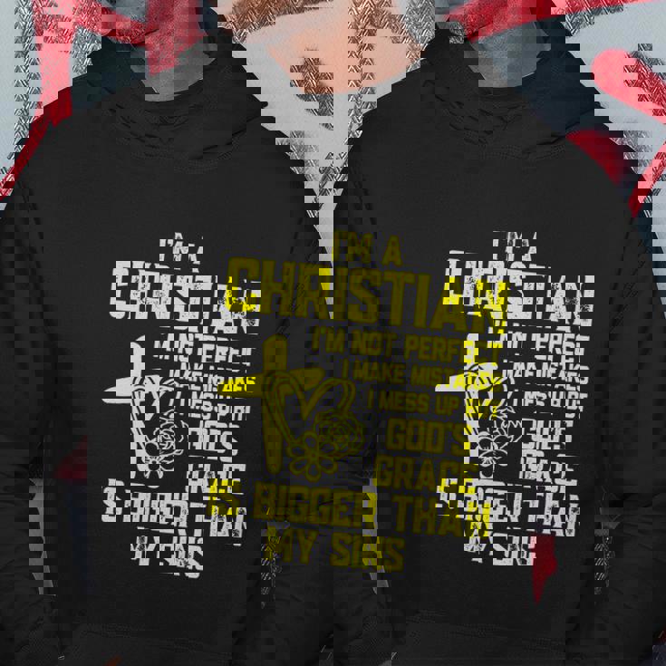 Im A Christian Im Not Perfect I Make Mistakes Christianity Hoodie Personalized Gifts