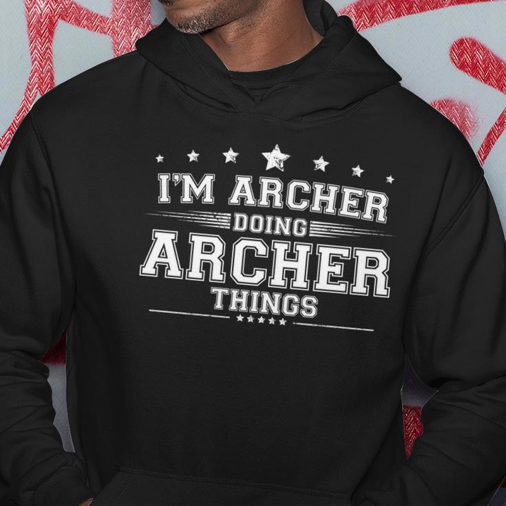 Im Archer Doing Archer Things Hoodie Personalized Gifts