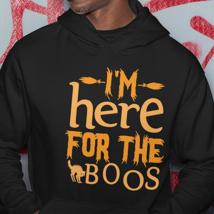 Im Here For The Boos Halloween Quote Hoodie Unique Gifts