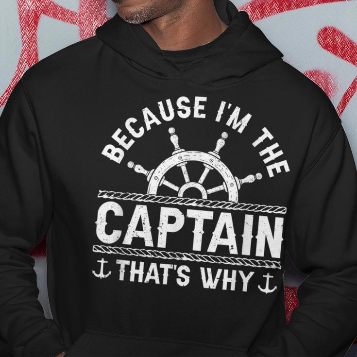 Im The Captain Boat Owner Boating Lover Funny Boat Captain Hoodie Funny Gifts