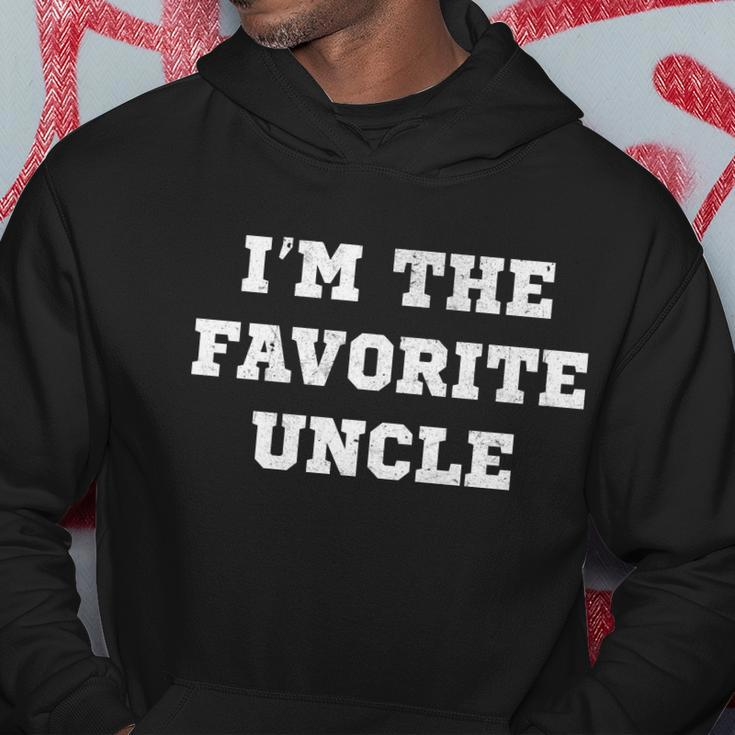 Im The Favorite Uncle Funny Distressed Hoodie Personalized Gifts
