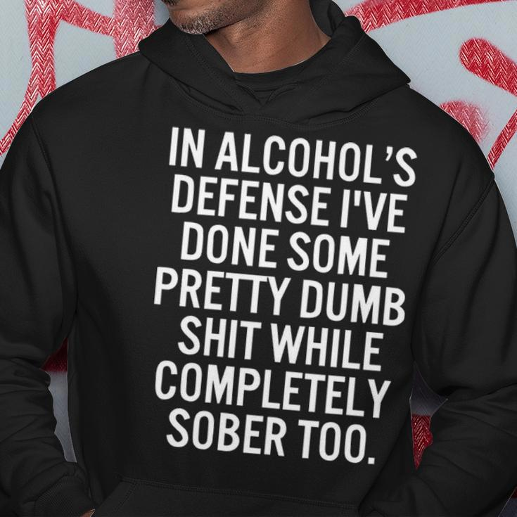 In Alcohols Defense Hoodie Funny Gifts