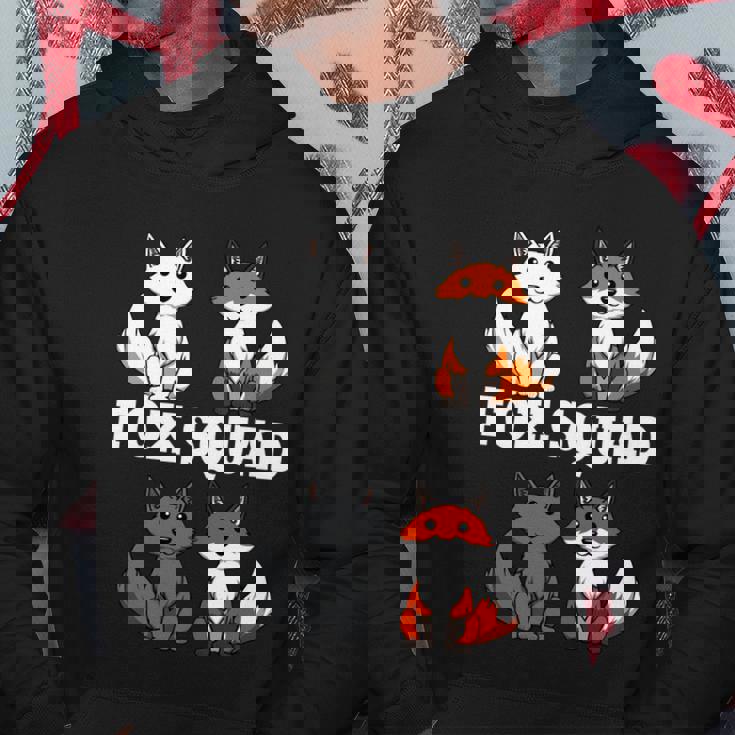 Ironic Fox Squad Nature Forest Animal Men Hoodie Personalized Gifts