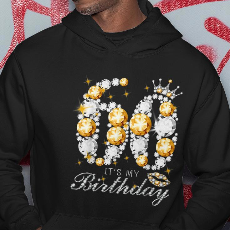 Its My 60Th Birthday Queen 60 Years Old Shoes Crown Diamond Hoodie Unique Gifts