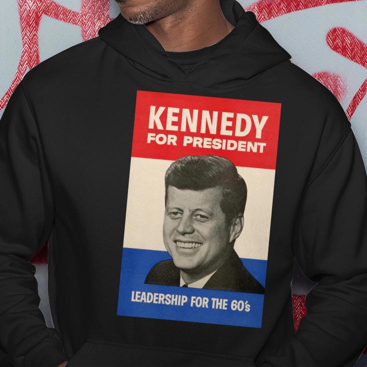 John F Kennedy 1960 Campaign Vintage Poster Hoodie Unique Gifts