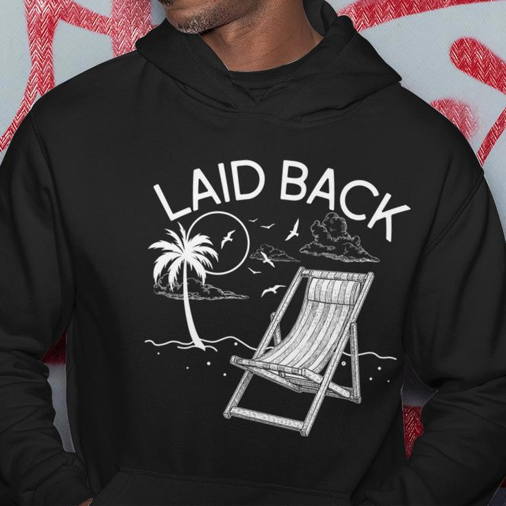 Laid Back Beach Vacation Time Hoodie Unique Gifts