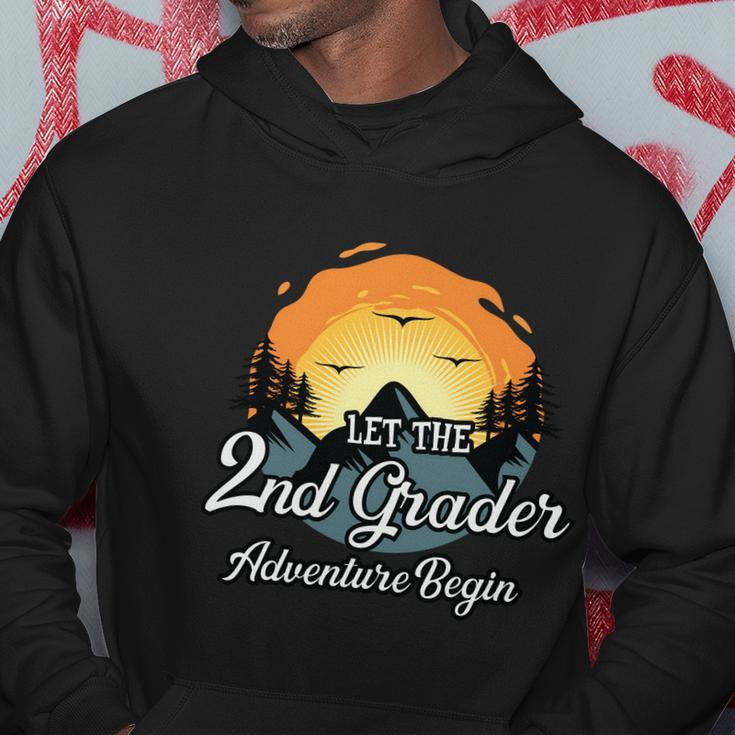 Let The 2Nd Grade Adventure Begin Back To School Hoodie Unique Gifts