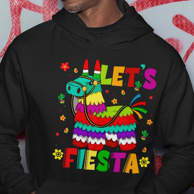 Lets Fiesta Cinco De Mayo Mexican Party Mexico Donkey Pinata Hoodie Unique Gifts