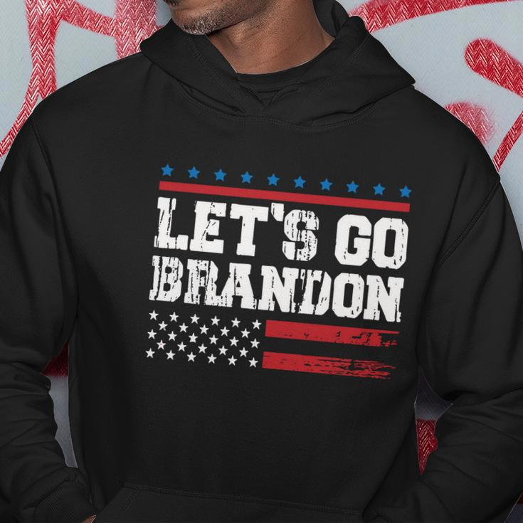 Lets Go Brandon Essential Brandon Funny Political Hoodie Unique Gifts